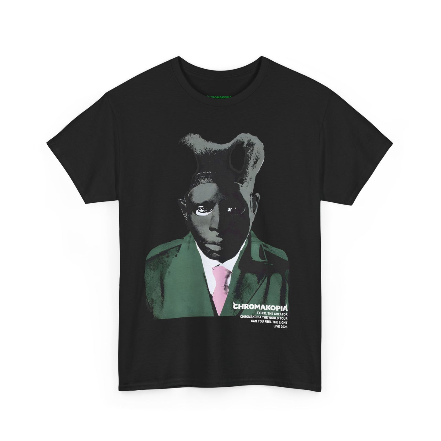 TYLER THE CREATOR MERCH - CHROMAKOPIA TYLER FACE BLACK TEE